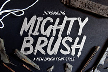 MIGHTY BRUSH Fonts