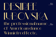 Lovera - Art Deco Typeface, a Sans Serif Font by Graptail (Thumbnail 10 of 12)