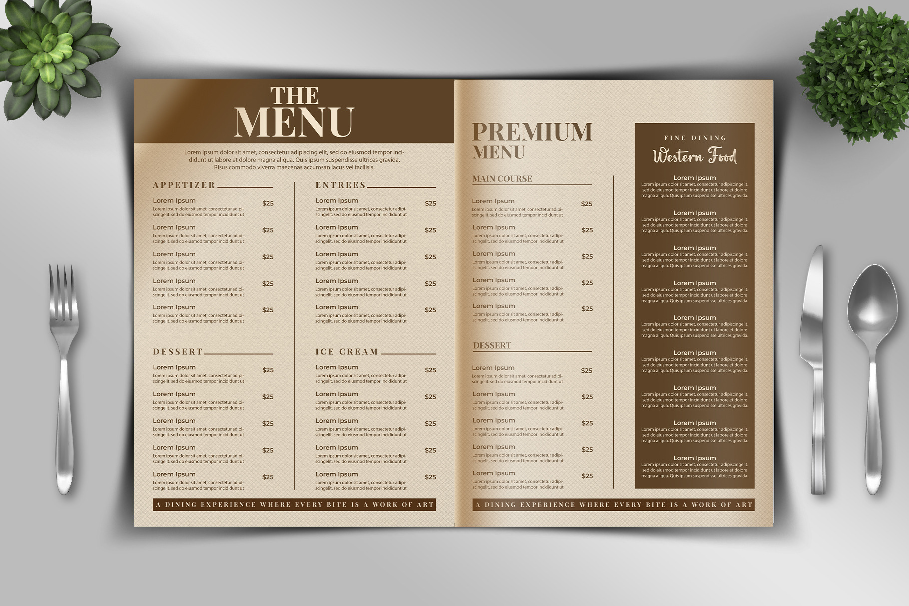 Restaurant Food Menu Template