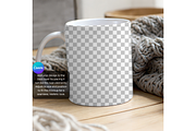 Cozy Mug Mockup with Knit Blanket, a Product Mockup by MockupWizard (Thumbnail 3 of 5)