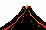 collection of volcano silhouettes, an Illustration by Amazin_art (Thumbnail 18 of 31)