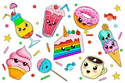 Set of cute sweet icons, an Object Graphic by PatapovaVika (Thumbnail 2 of 6)