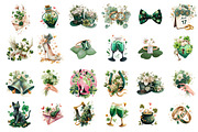 St. Patrick’s Day Clipart Bundle, a Decorative Illustration by InkyQueenArt (Thumbnail 4 of 7)