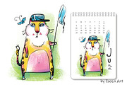 Wild Wild Cat - 14 illustrations, an Illustration by Zooza Art (Thumbnail 15 of 15)