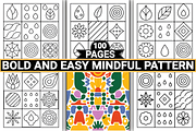 Bold and Easy Mindful Pattern, a Pattern Graphic by Coco Bloom (Thumbnail 1 of 3)