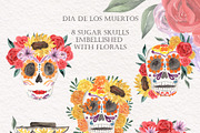 Dia de los Muertos Sugar Skulls, a Decorative Illustration by Catch the Dream Art (Thumbnail 8 of 11)