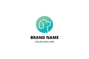 Happy Doggy Pet Logo, a Branding & Logo Template by Brahmma