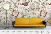 Butterflies seamless vector set, a Pattern Graphic by PatternsBlooming (Thumbnail 4 of 5)