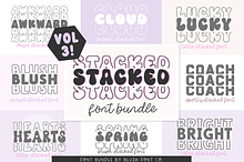 STACKED FONT BUNDLE Vol. 3