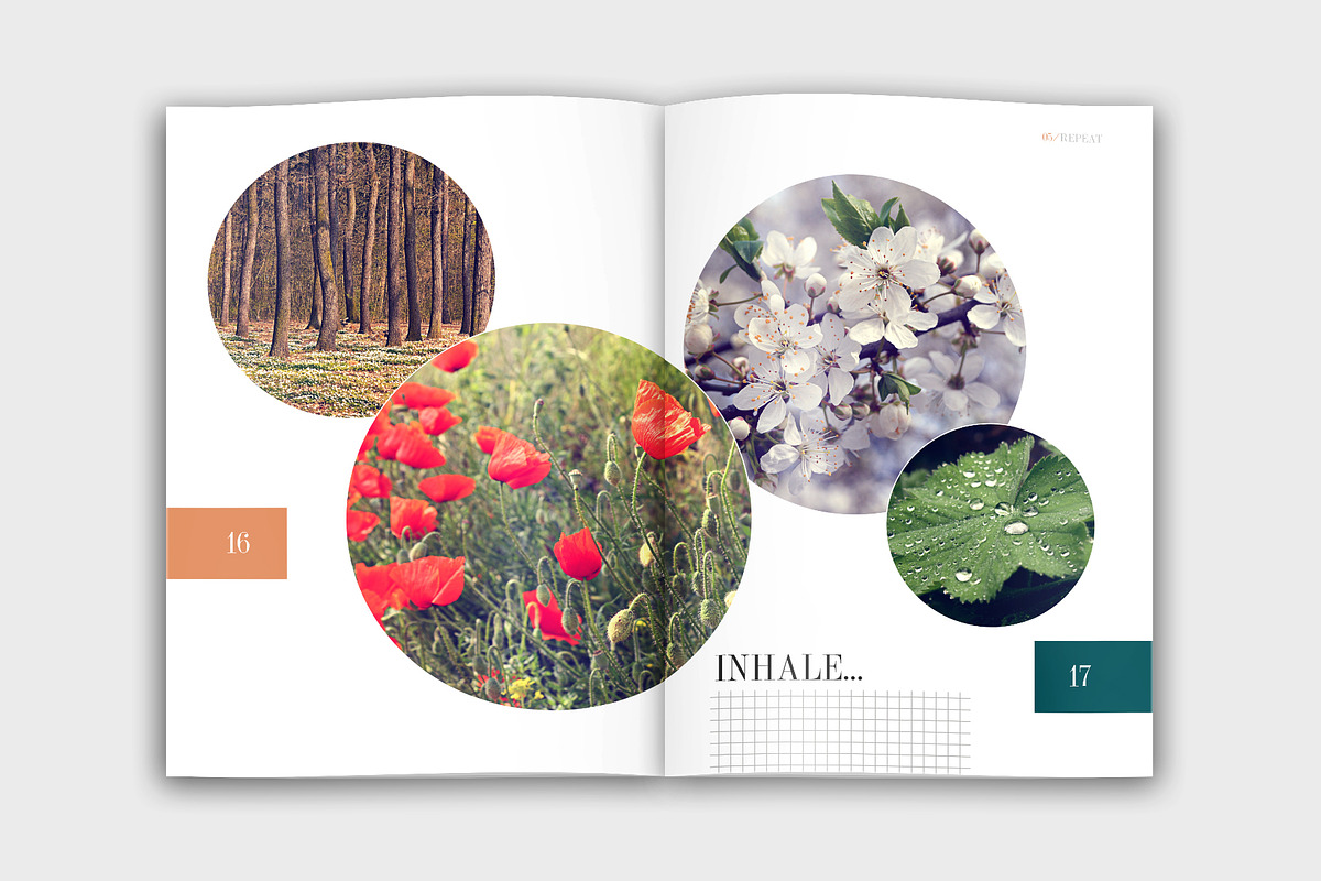 Vintage Nature Booklet, a Brochure Template by velvetmade.designs (Photo 9 of 11)
