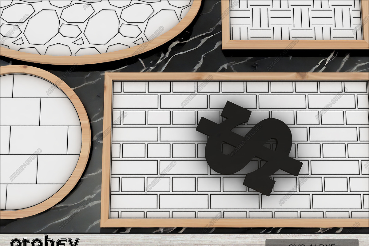 Patterned Frame SVG 154, a Graphic by AtacanDigital (Photo 4 of 4)