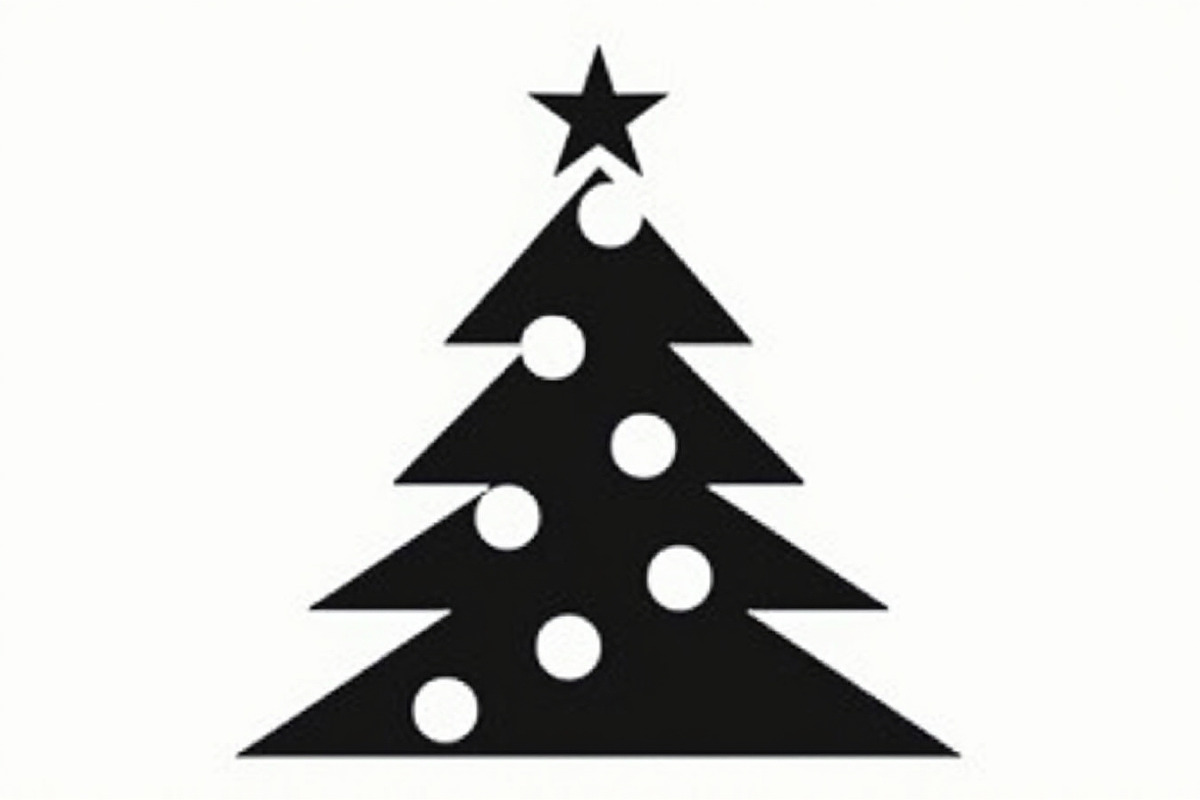 Cozy Holiday Tree Silhouette Designs, an Illustration by Gaye Art (Photo 6 of 21)