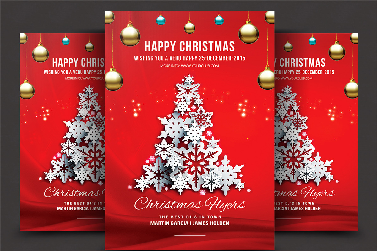 50-Christmas Flyers Bundle, a Flyer Template by AfzaalGraphics (Photo 19 of 49)
