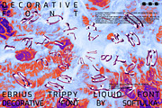 Ebrius Font - Trippy, Bitmap Font, a Font by softulka (Thumbnail 7 of 11)
