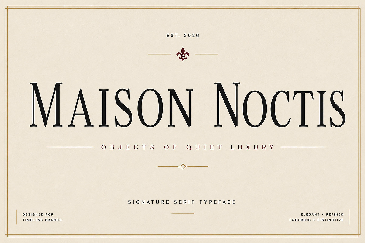 Noctis Serif, a Serif Font by Wow Magic (Photo 5 of 5)