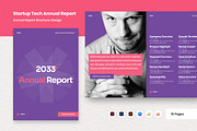 Startup Tech Annual Report Brochure, a Brochure Template by productype1 (Thumbnail 1 of 6)