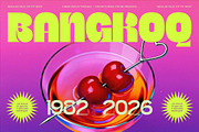 Bangkoq Bold Modern Display Font, a Sans Serif Font by timelesstype.co (Thumbnail 1 of 20)