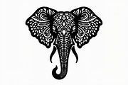 Elephant Silhouette with Ornamental, an Illustration by Amazin_art (Thumbnail 8 of 16)