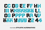 Axiom - Futuristic font, a Font by SelfBuild Type (Thumbnail 5 of 5)