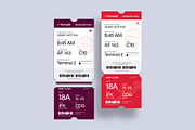 Boarding Pass Ticket Template, a Stationery Template by BrandPacks (Thumbnail 2 of 4)