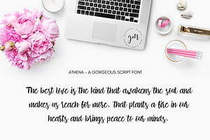 Athena Gorgeous Script Font