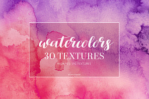 Colorful Watercolor Textures