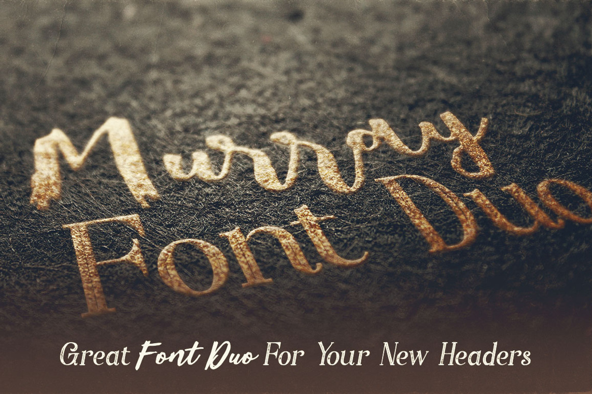 Murray Script Font Duo preview 3
