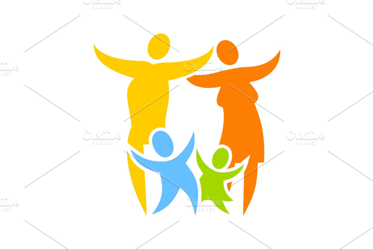 Family of people2, an Illustration by Vector