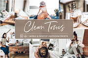 CLEAN TONES LIGHTROOM PRESETS, an Action Add-On by Nes Design Co (Thumbnail 1 of 10)