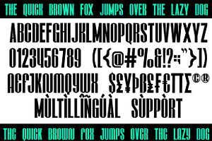 Hunga - Condensed Font