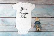 Christmas t-shirts, bodysuit mockups, a Print Template by MockupMarket (Thumbnail 20 of 27)