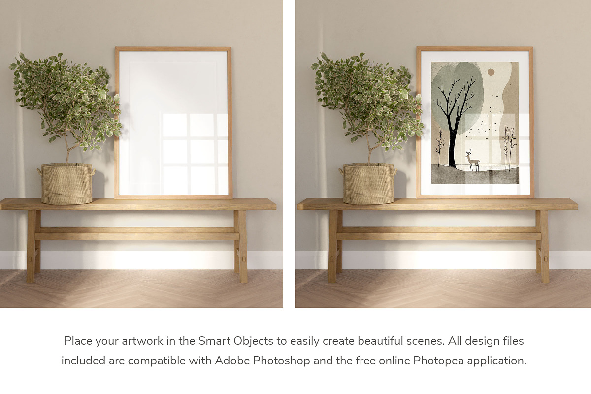 Frame Mockup Scene Collection, a Household Mockup by Ruben Stom (Photo 7 of 17)
