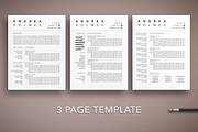Modern Resume Template CV Word/Pages, a Resume Template by The Creative Resume (Thumbnail 3 of 8)