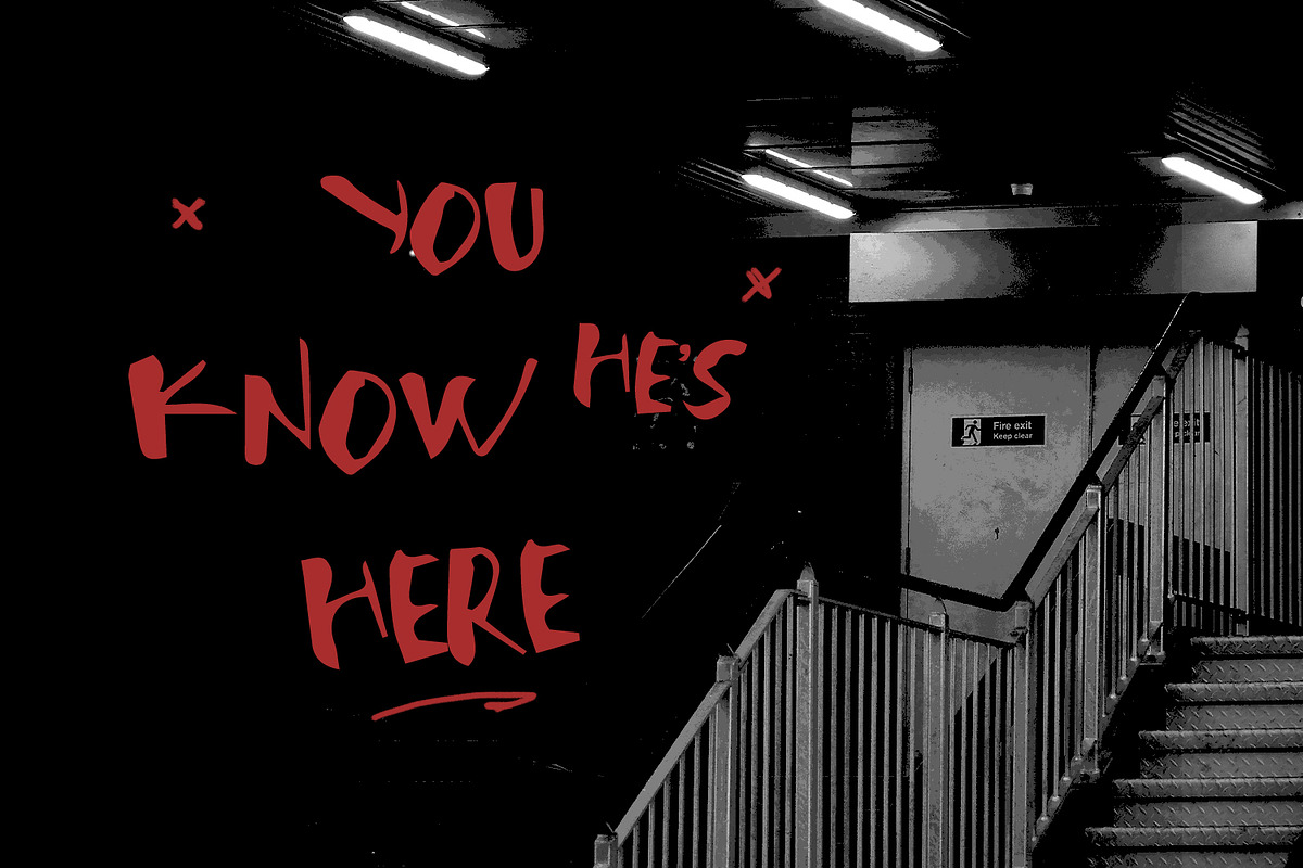 Hitdark Handwritten Font, a Handwritten Font by Maulana Creative (Photo 2 of 7)