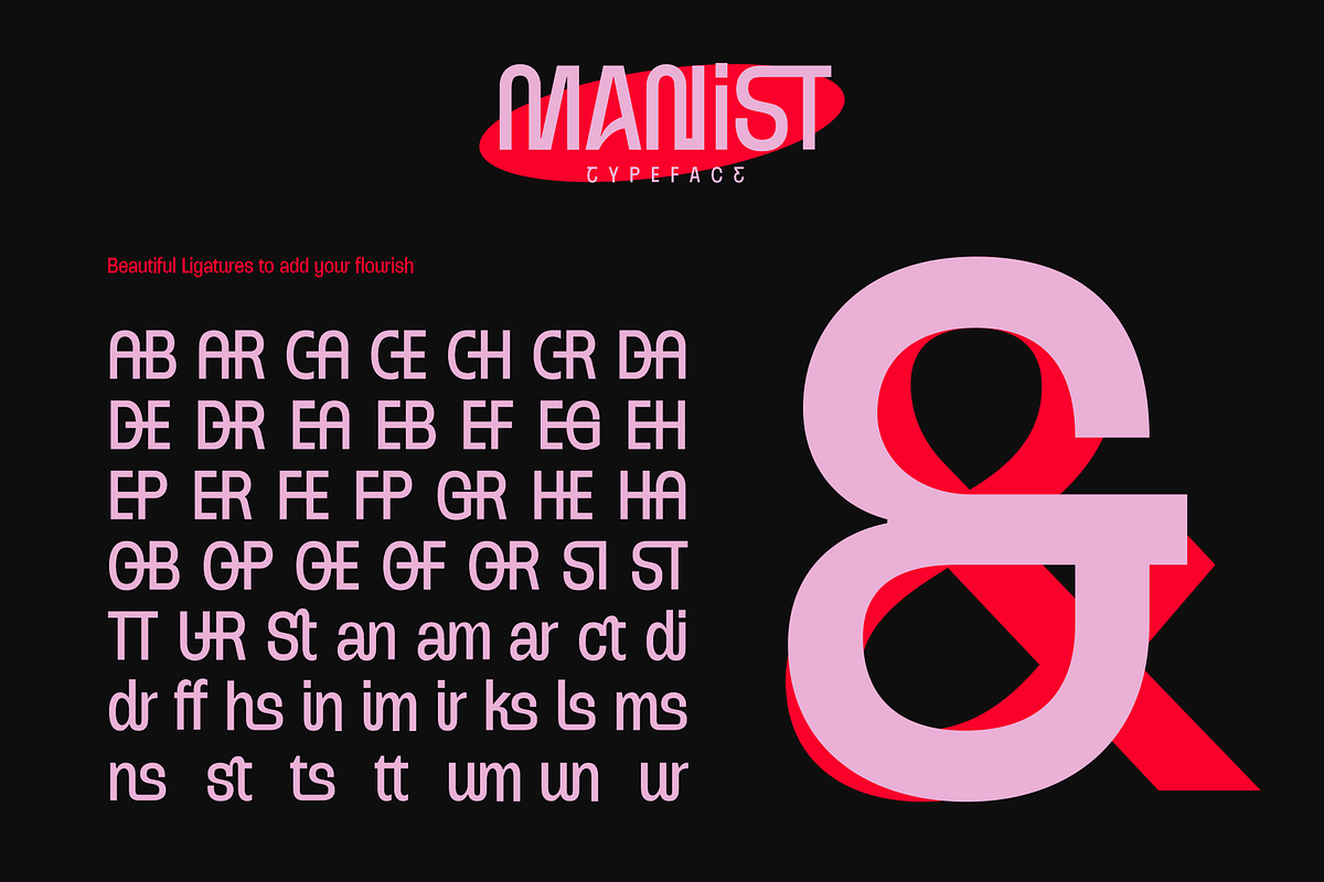 Manist - Geometric Sans Serif, a Sans Serif Font by RedyStudio (Photo 4 of 12)