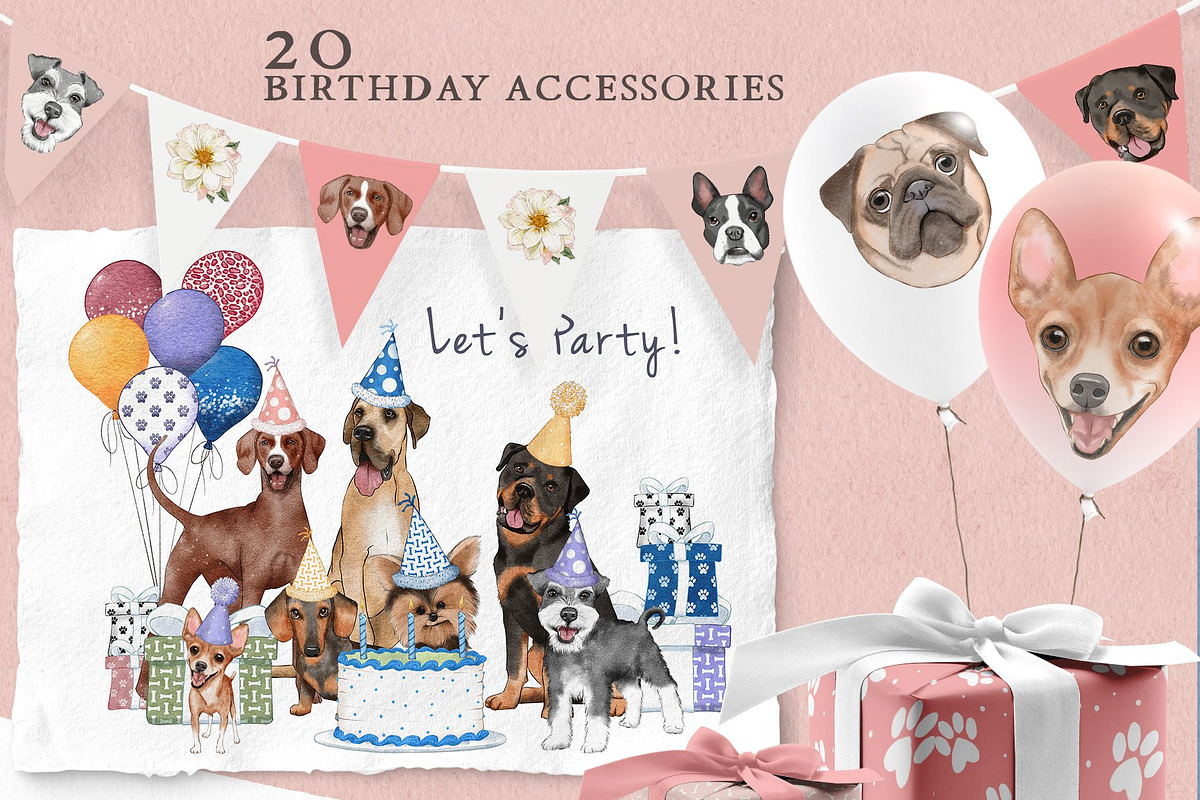 Pet Illustrations Patterns & Borders, a Graphic by Pretty Little Lines (Photo 11 of 29)