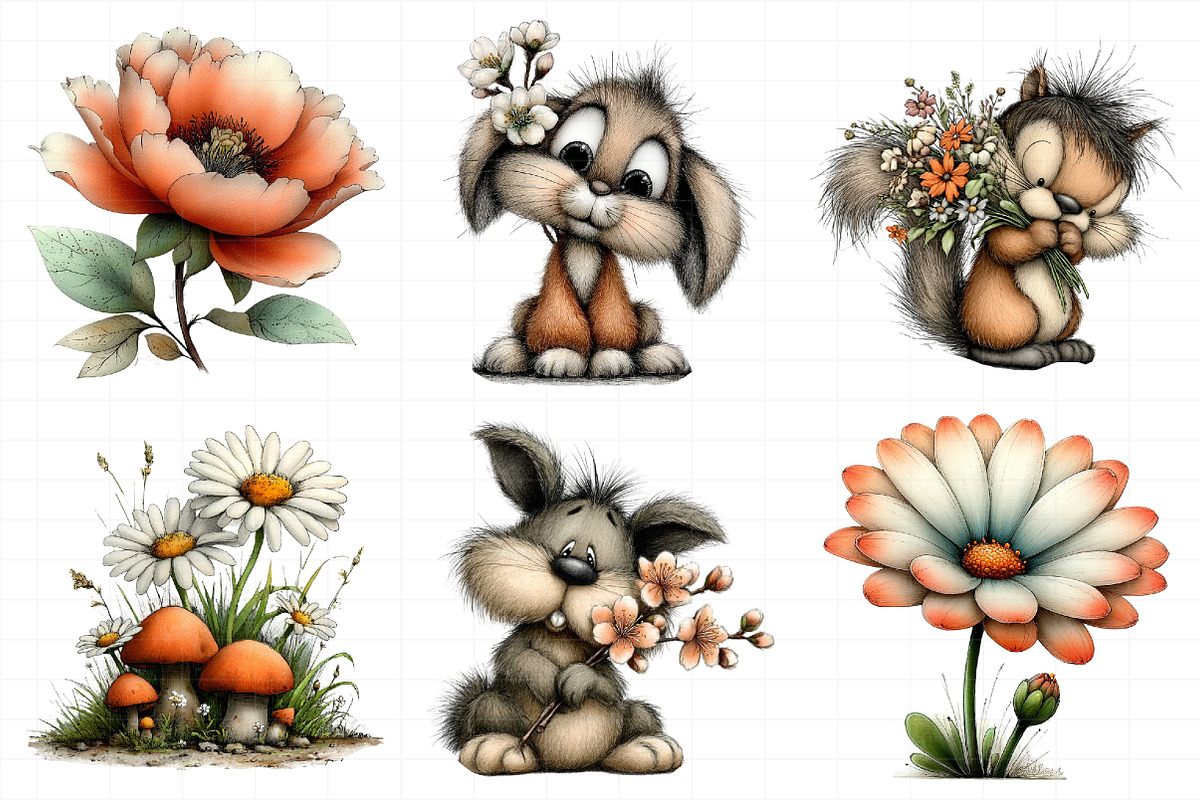 Whimsical Spring Clipart, an Illustration by Daily.Designs (Photo 4 of 8)