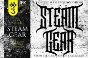 Steam Gear (Duo Font) SS, a Blackletter Font by JFK Juan Jeje (Thumbnail 7 of 9)