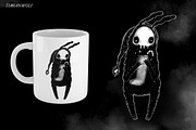Dark Christmas - PNG and postcards, an Illustration by timianwolf (Thumbnail 9 of 12)