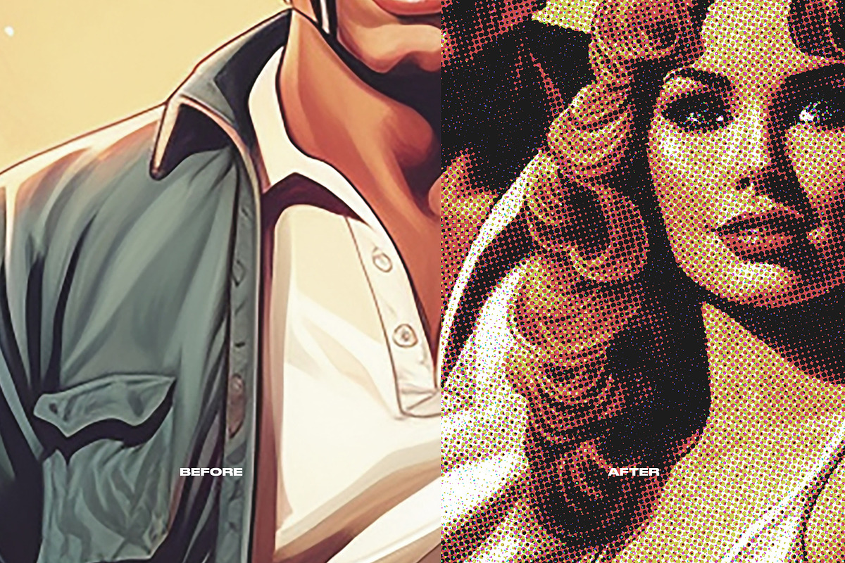 Halftone Maker Actions, an Action Add-On by Alternate Studio (Photo 5 of 9)