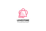 Romantic Shopping & Gift Logo, a Branding & Logo Template by 3ab2ou (Thumbnail 1 of 2)