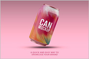 Can Soda Mockup PSD, an Advertising Mockup by Bruno's Shop (Thumbnail 2 of 4)