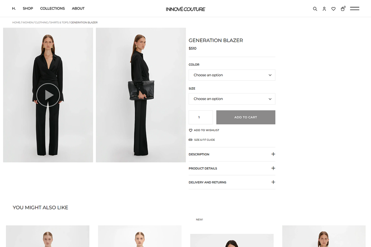Fashion Clothing Ecommerce Shop, a WordPress Template by MasterDesigns (Photo 4 of 9)