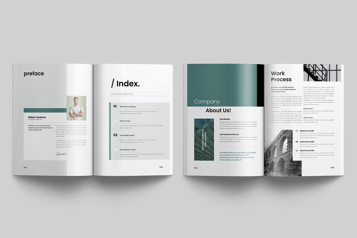 Case Study Canva Brochure Template, a Brochure Template by NorthPeak (Photo 4 of 10)