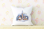 Christmas Village Clipart Design, an Illustration by Moon Studio (Thumbnail 9 of 11)