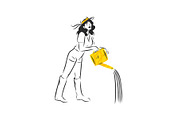 Garden graphics, a Person Illustration by Anastasy_helter (Thumbnail 4 of 18)