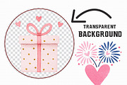 Valentine's Day Postage Stamp Clipar, an Illustration by Libby Wishes (Thumbnail 6 of 6)
