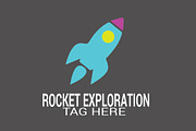 Rocket Exploration Logo, a Branding & Logo Template by erikadesign (Thumbnail 2 of 3)