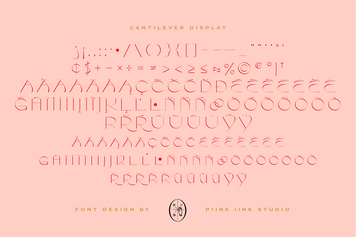 Cantilever Display Font, a Serif Font by PiiNK iiNK STUDiO (Photo 12 of 13)