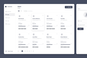 CRM Wireframe Kit